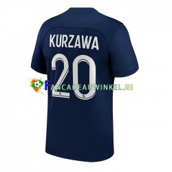 Paris Saint-Germain Wedstrijdshirt met Korting Kurzawa 20 Thuis Heren 2022-23 Korte Mouw