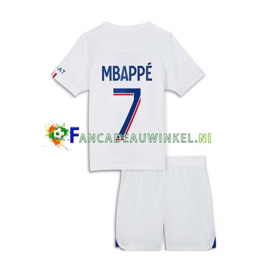 Paris Saint-Germain Wedstrijdshirt met Korting Mbappé 7 3rd Kind 2022-23 Korte Mouw