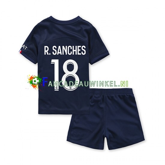 Paris Saint-Germain Wedstrijdshirt met Korting R.Sanches 18 Thuis Kind 2022-23 Korte Mouw