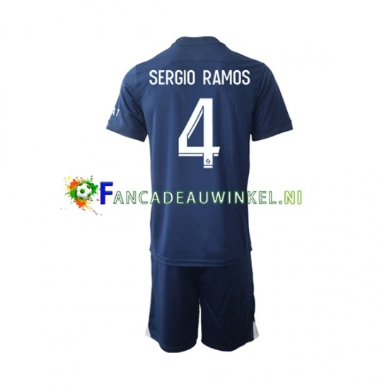 Paris Saint-Germain Wedstrijdshirt met Korting Sergio Ramos 4 Thuis Kind 2022-23 Korte Mouw