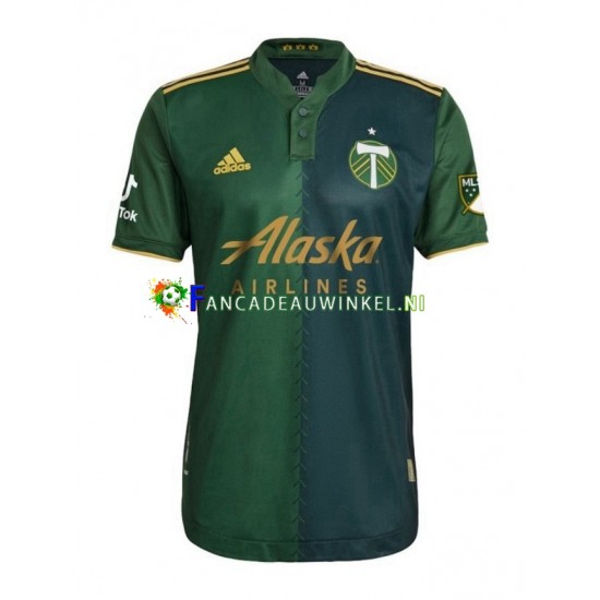 Portland Timbers Wedstrijdshirt met Korting Thuis Heren 2022 Korte Mouw