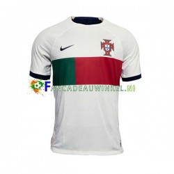Portugal Wedstrijdshirt met Korting Uit Heren WK 2022 Korte Mouw