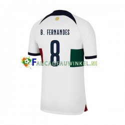 Portugal Wedstrijdshirt met Korting B.Fernandes 8 Uit Heren WK 2022 Korte Mouw