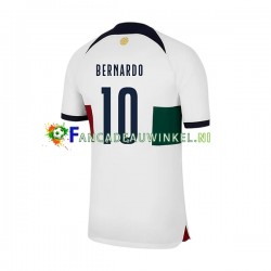 Portugal Wedstrijdshirt met Korting Bernardo 10 Uit Heren WK 2022 Korte Mouw