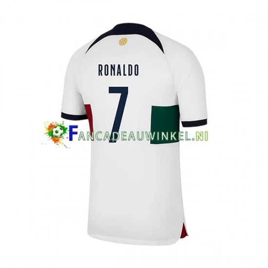 Portugal Wedstrijdshirt met Korting Ronaldo 7 Uit Heren WK 2022 Korte Mouw