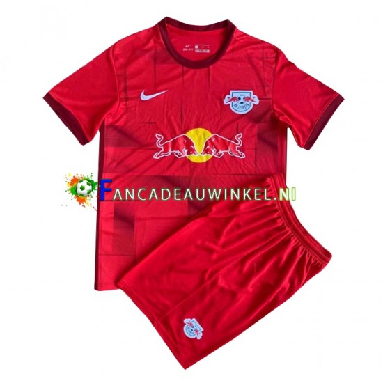 RB Leipzig Wedstrijdshirt met Korting Uit Kind 2022-23 Korte Mouw