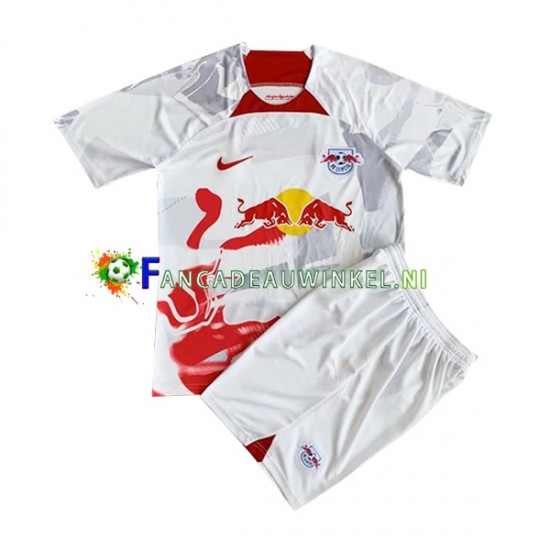 RB Leipzig Wedstrijdshirt met Korting Thuis Kind 2022-23 Korte Mouw