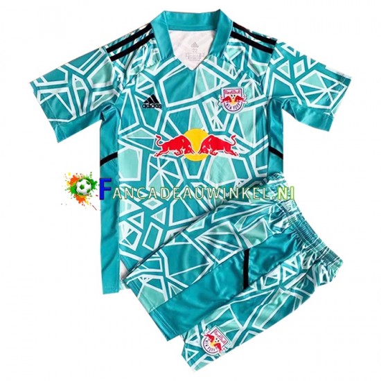 RB Leipzig Wedstrijdshirt met Korting Keepersshirt Thuis Kind 2022-23 Korte Mouw