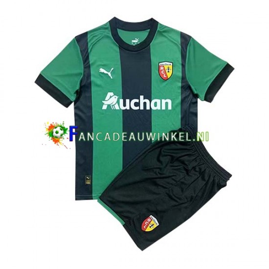 RC Lens Wedstrijdshirt met Korting Uit Kind 2022-23 Korte Mouw