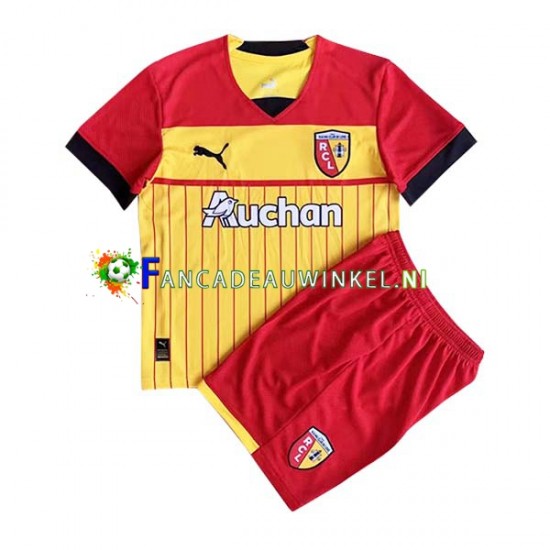 RC Lens Wedstrijdshirt met Korting Thuis Kind 2022-23 Korte Mouw