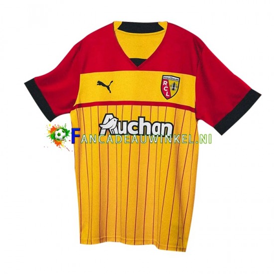 RC Lens Wedstrijdshirt met Korting Thuis Heren 2022-23 Korte Mouw