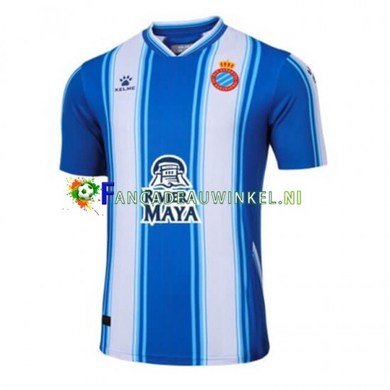 RCD Espanyol Wedstrijdshirt met Korting Thuis Heren 2022-23 Korte Mouw