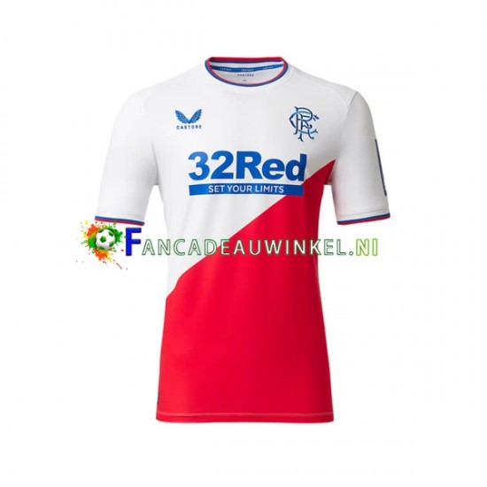 Rangers Wedstrijdshirt met Korting Uit Heren 2022-23 Korte Mouw