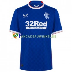 Rangers Wedstrijdshirt met Korting Thuis Heren 2022-23 Korte Mouw
