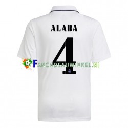 Real Madrid Wedstrijdshirt met Korting Alaba 4 Thuis Heren 2022-23 Korte Mouw