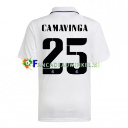 Real Madrid Wedstrijdshirt met Korting Camavinga 25 Thuis Heren 2022-23 Korte Mouw