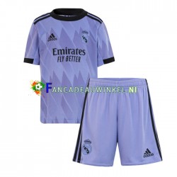 Real Madrid Wedstrijdshirt met Korting Uit Kind 2022-23 Korte Mouw
