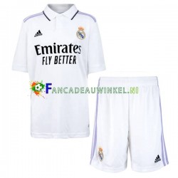Real Madrid Wedstrijdshirt met Korting Thuis Kind 2022-23 Korte Mouw