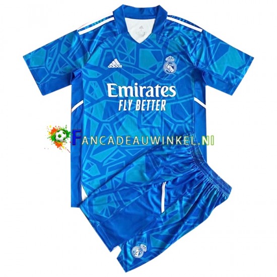 Real Madrid Wedstrijdshirt met Korting Keepersshirt Thuis Kind 2022-23 Korte Mouw