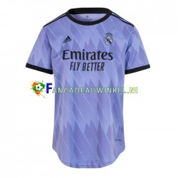 Real Madrid Wedstrijdshirt met Korting Uit Dames 2022-23 Korte Mouw Real Madrid Wedstrijdshirt met Korting Uit Dames 2022-23 Korte Mouw