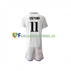 Real Madrid Wedstrijdshirt met Korting Marco Asensio 11 Thuis Kind 2022-23 Korte Mouw