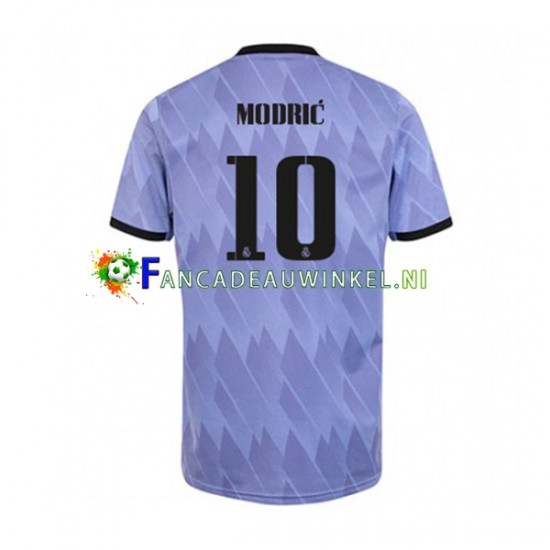 Real Madrid Wedstrijdshirt met Korting Modrić 10 Uit Heren 2022-23 Korte Mouw