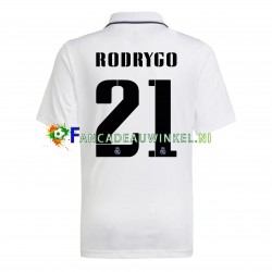 Real Madrid Wedstrijdshirt met Korting Rodrygo 21 Thuis Heren 2022-23 Korte Mouw