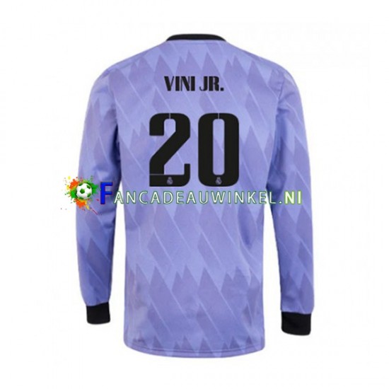 Real Madrid Wedstrijdshirt met Korting Vinicius Junior 20 Uit Heren 2022-23 Lange Mouw