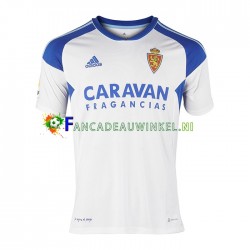 Real Zaragoza Wedstrijdshirt met Korting Thuis Heren 2022-23 Korte Mouw