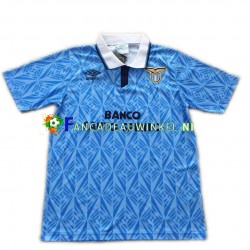 SS Lazio Wedstrijdshirt met Korting 1991 Retro Thuis Heren Korte Mouw