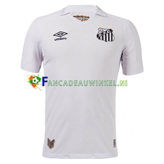 Wedstrijdshirt met Korting Santos Thuis Heren 2022-23 Korte Mouw