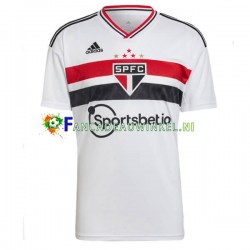 Sao Paulo Wedstrijdshirt met Korting Thuis Heren 2022-23 Korte Mouw