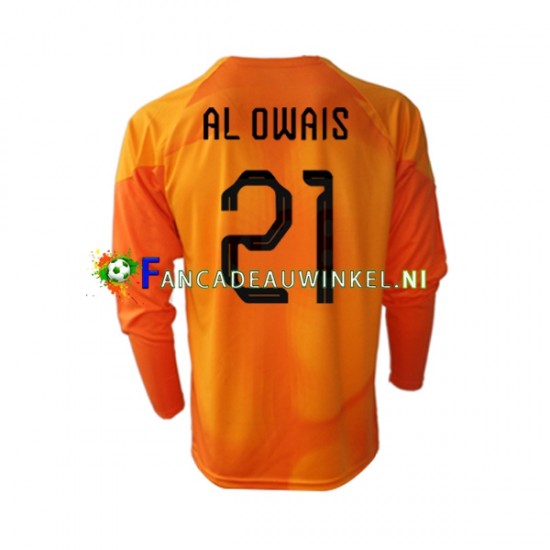 Saoedi-Arabië Wedstrijdshirt met Korting Mohammed Al-Owais 21 Keepersshirt Uit Heren WK 2022 Lange Mouw