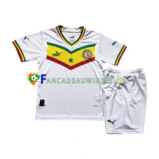 Senegal Wedstrijdshirt met Korting Thuis Kind WK 2022 Korte Mouw