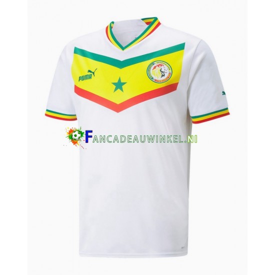 Senegal Wedstrijdshirt met Korting Thuis Heren WK 2022 Korte Mouw