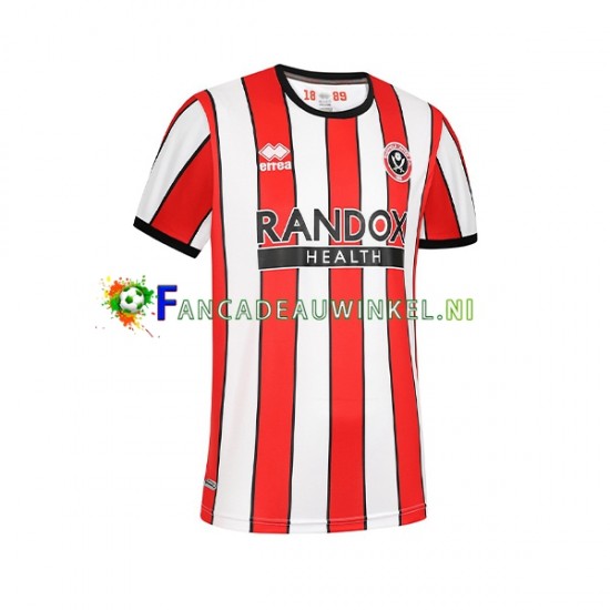 Sheffield United Wedstrijdshirt met Korting Thuis Heren 2022-23 Korte Mouw