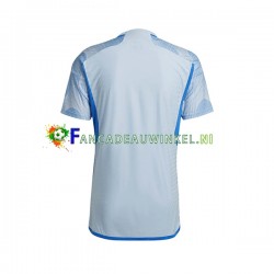 Spanje Wedstrijdshirt met Korting Uit Heren WK 2022 Korte Mouw