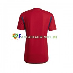 Spanje Wedstrijdshirt met Korting Thuis Heren WK 2022 Korte Mouw