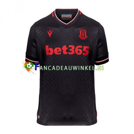 Stoke City Wedstrijdshirt met Korting Uit Heren 2022-23 Korte Mouw