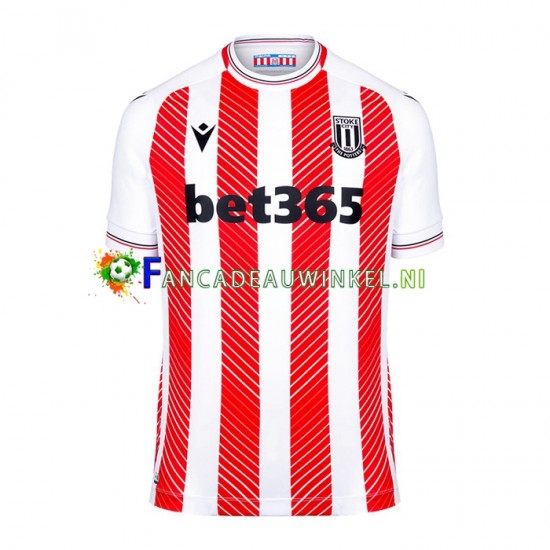 Stoke City Wedstrijdshirt met Korting Thuis Heren 2022-23 Korte Mouw