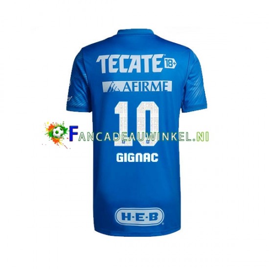 Tigres UANL Wedstrijdshirt met Korting Andre-Pierre Gignac 10 Uit Heren 2022-23 Korte Mouw