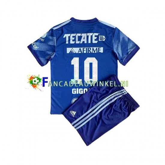 Tigres UANL Wedstrijdshirt met Korting Andre-Pierre Gignac 10 Uit Kind 2022-23 Korte Mouw