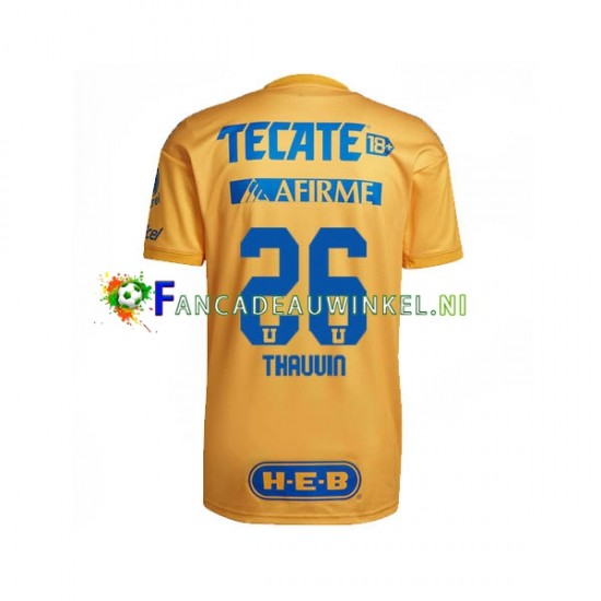 Tigres UANL Wedstrijdshirt met Korting Florian Thauvin 26 Thuis Heren 2022-23 Korte Mouw