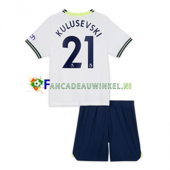 Tottenham Hotspur Wedstrijdshirt met Korting Dejan Kulusevski 21 Thuis Kind 2022-23 Korte Mouw