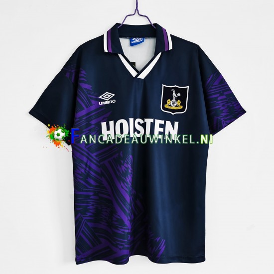 Tottenham Hotspur Wedstrijdshirt met Korting Retro Uit Heren 1994-1995 Korte Mouw