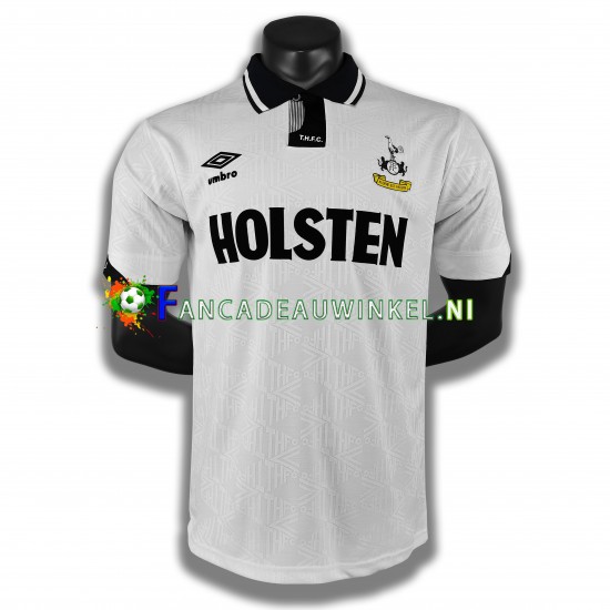 Tottenham Hotspur Wedstrijdshirt met Korting 1990 Retro Thuis Heren Korte Mouw