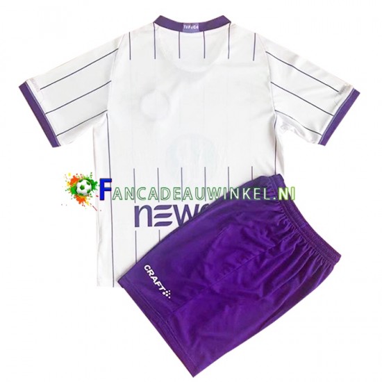 Toulouse FC Wedstrijdshirt met Korting Thuis Kind 2022-23 Korte Mouw