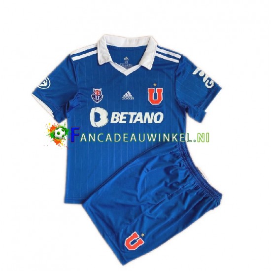 Universidad de Chile Wedstrijdshirt met Korting Thuis Kind 2022 Korte Mouw