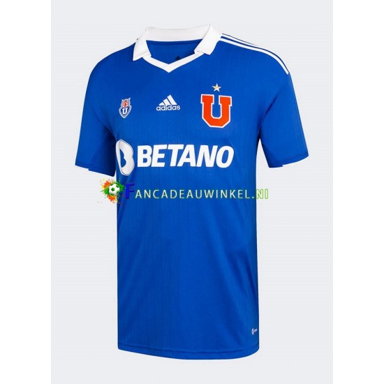 Universidad de Chile Wedstrijdshirt met Korting Thuis Heren 2022 Korte Mouw