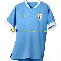 Uruguay Wedstrijdshirt met Korting Thuis Heren WK 2022 Korte Mouw